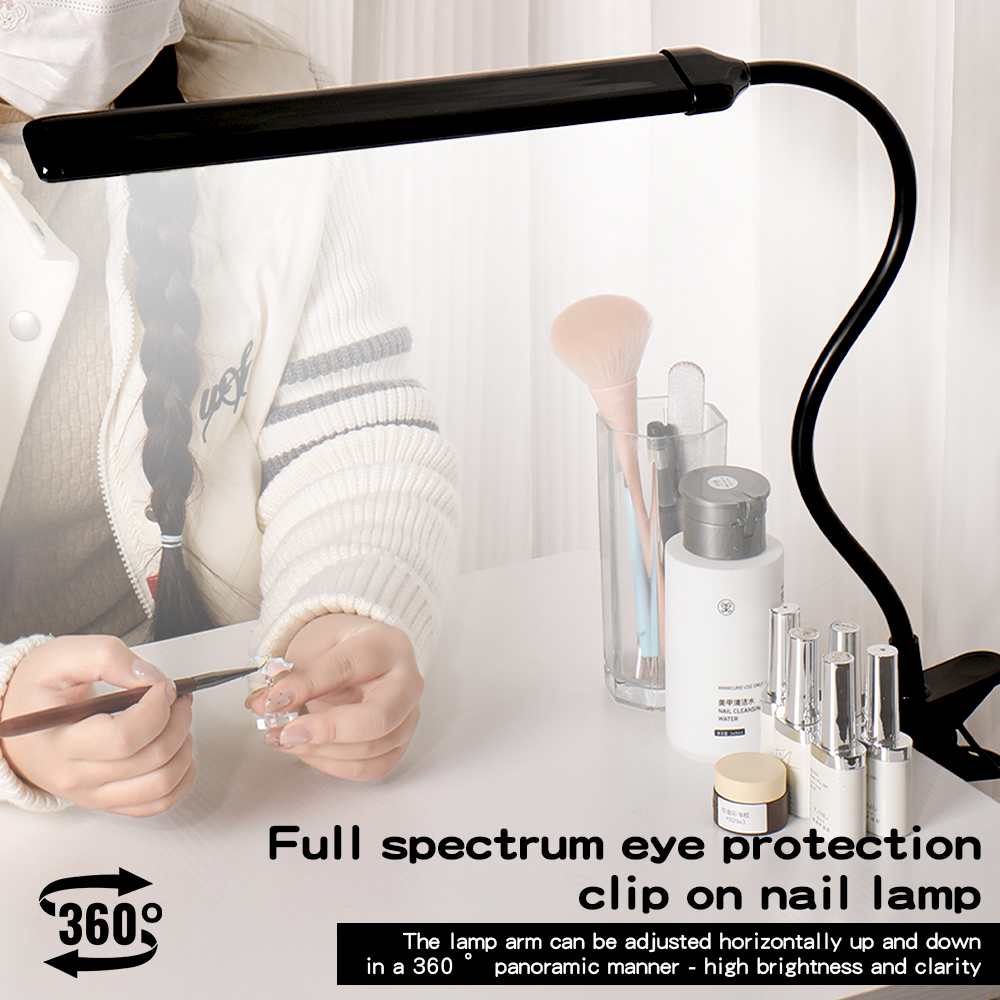 Nail Art Ombre - Kaniu Clip-On Nail Station Light Desktop