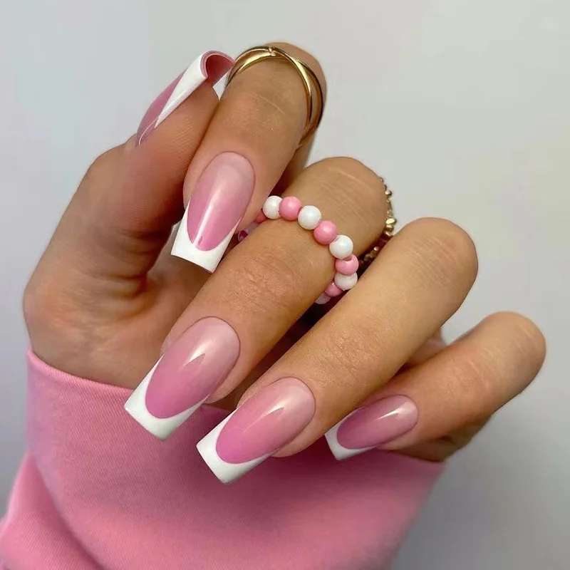 24Pcs/Set Solid Color Wearing  - Nail Art Full Color recension och pris