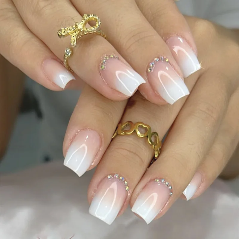 24Pcs/Set Solid Color Wearing  - Nail Art Full Color recension och pris