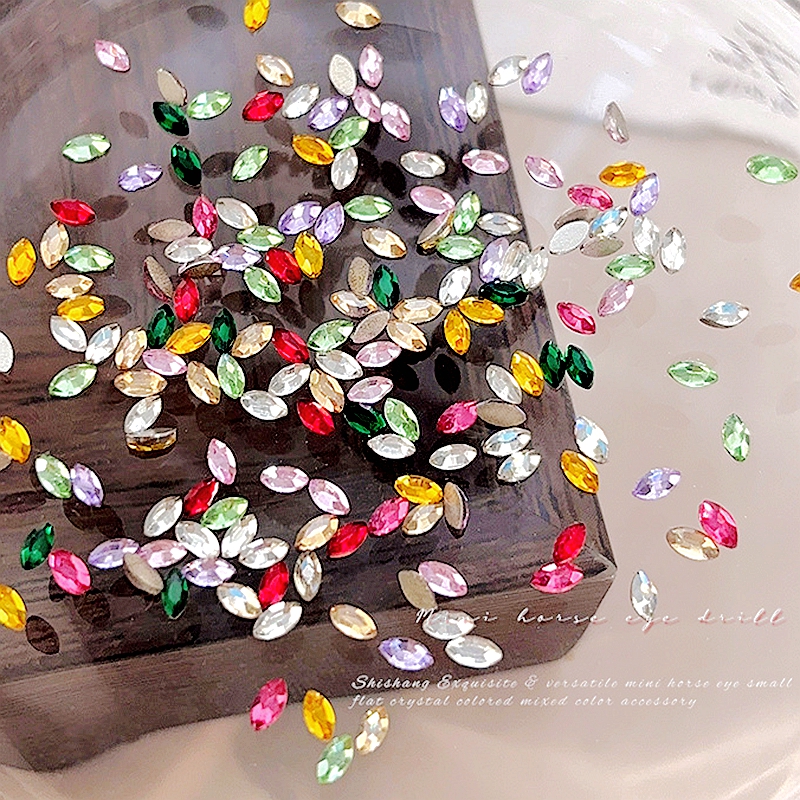 300/1440Pcs Mini flat back Mar - Nail Art Xs recension och pris