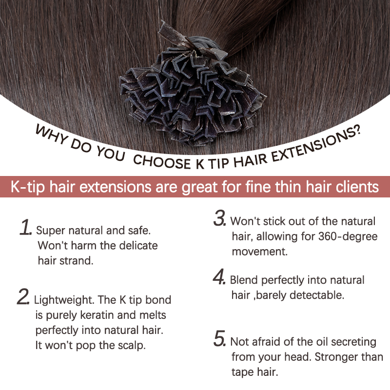 VADES K Tip Hair Extensions Hu - Nail Art Ombre recension och pris