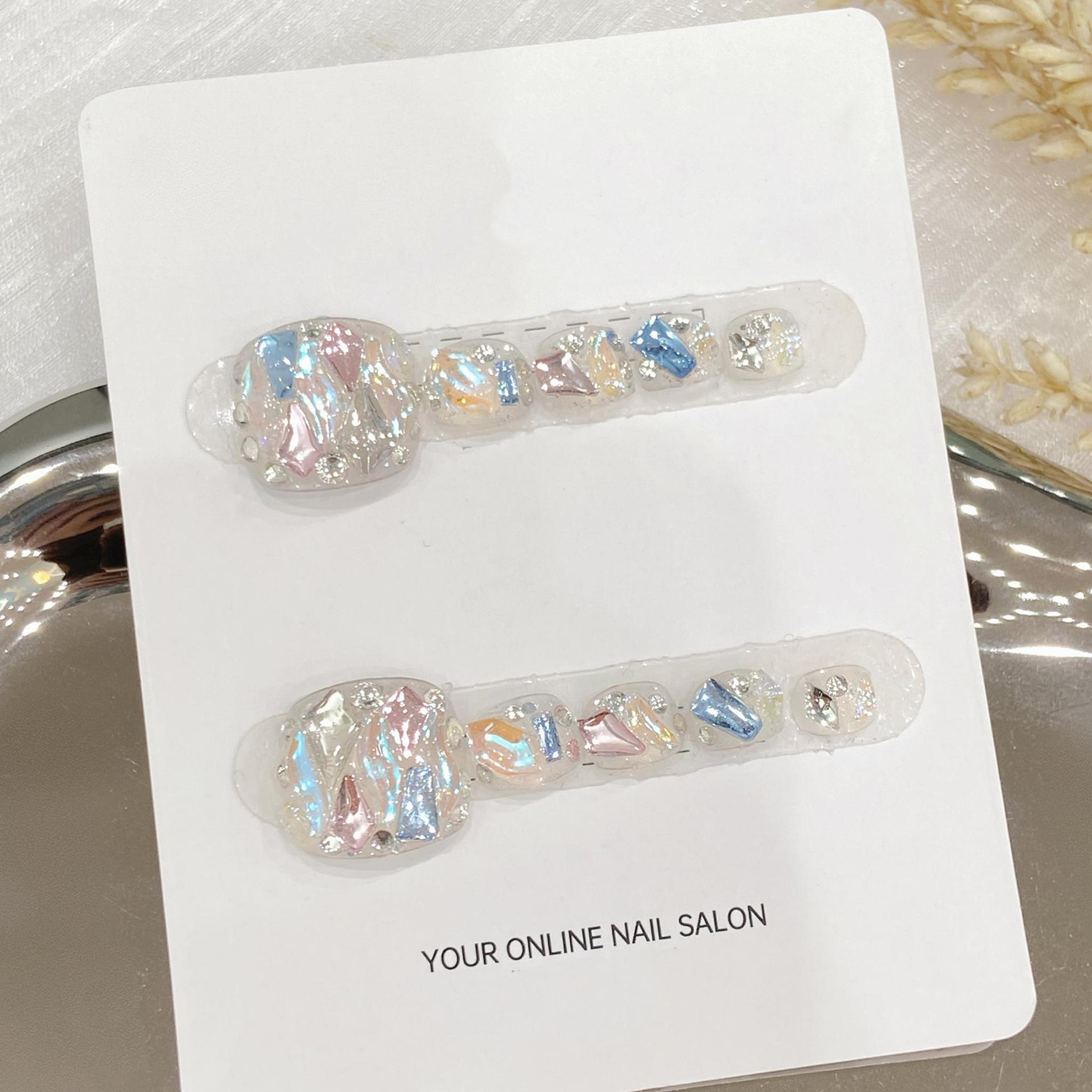 Handmade Press On Nails Transp - Nail Art Aesthetic recension och pris