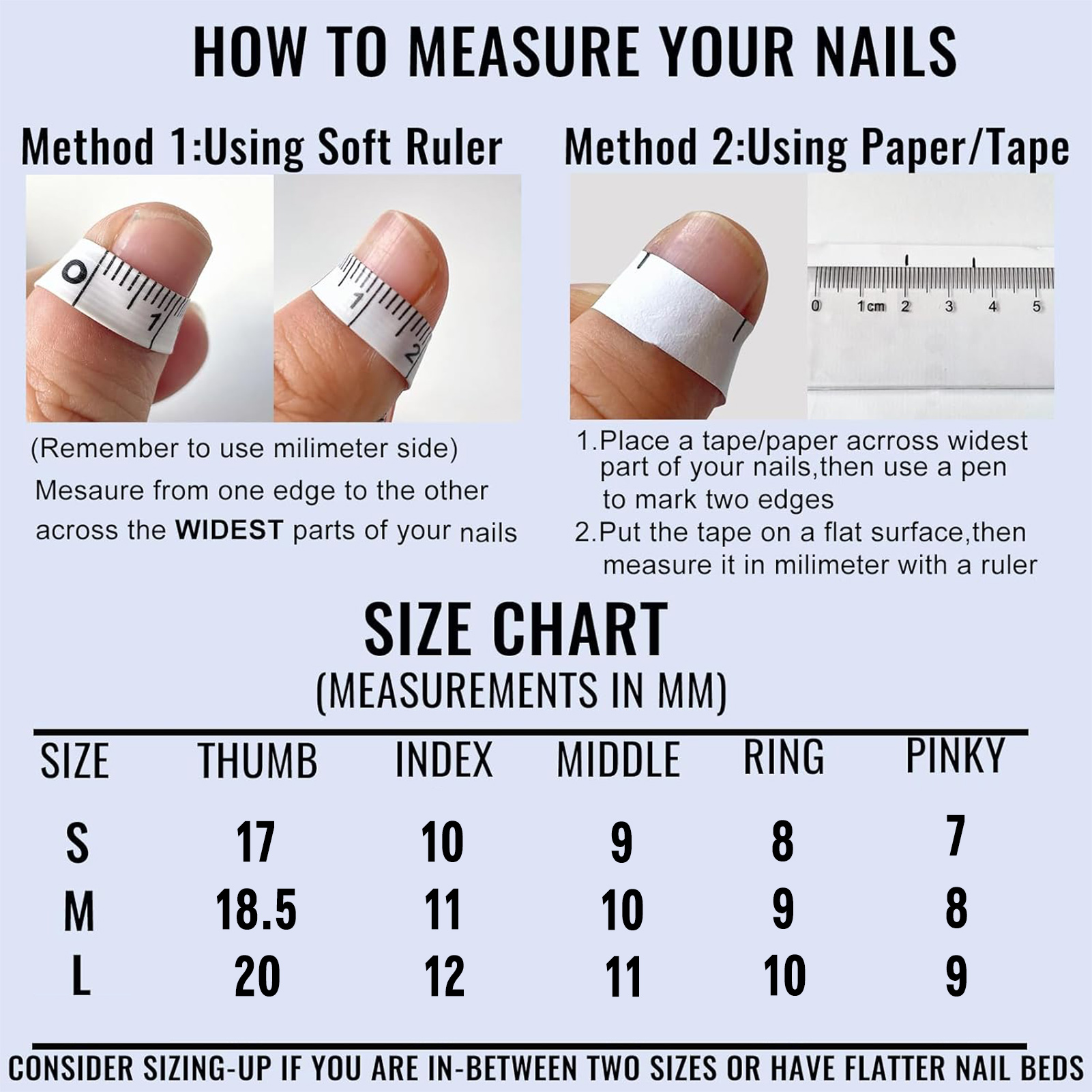 Handmade Press On Nails Transp - Nail Art Aesthetic recension och pris