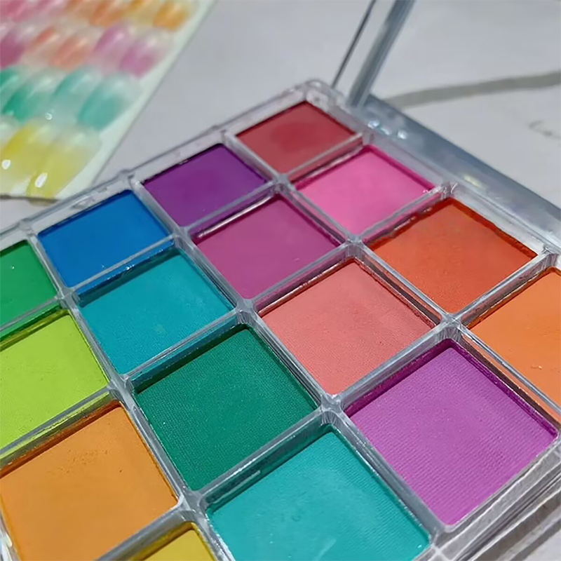 Colors Solid Rubbing Powder Na - Nail Art Ombre Glitter recension och pris