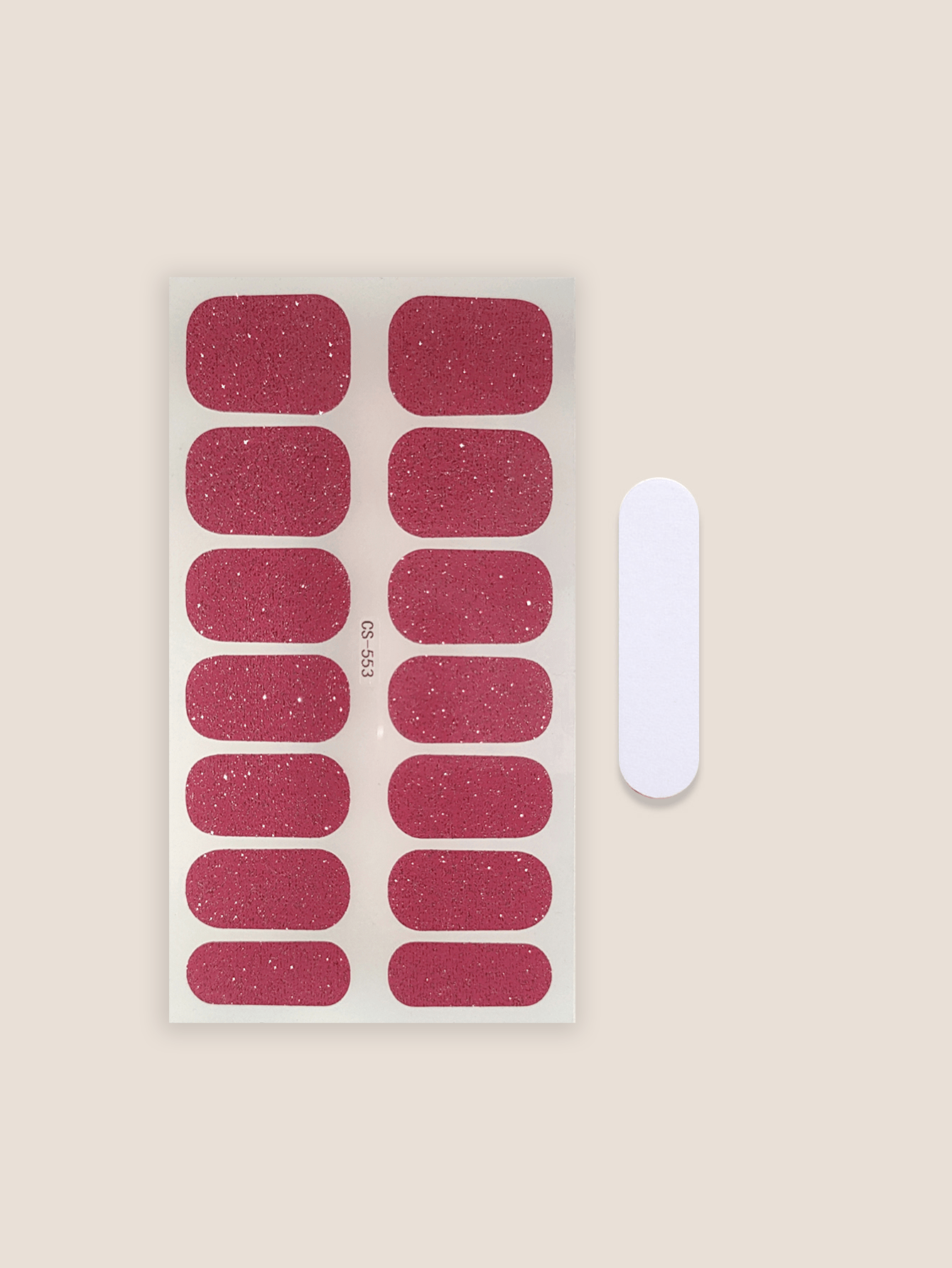 Coral Pink Nail Stickers, Wate - Nail Art Ombre recension och pris