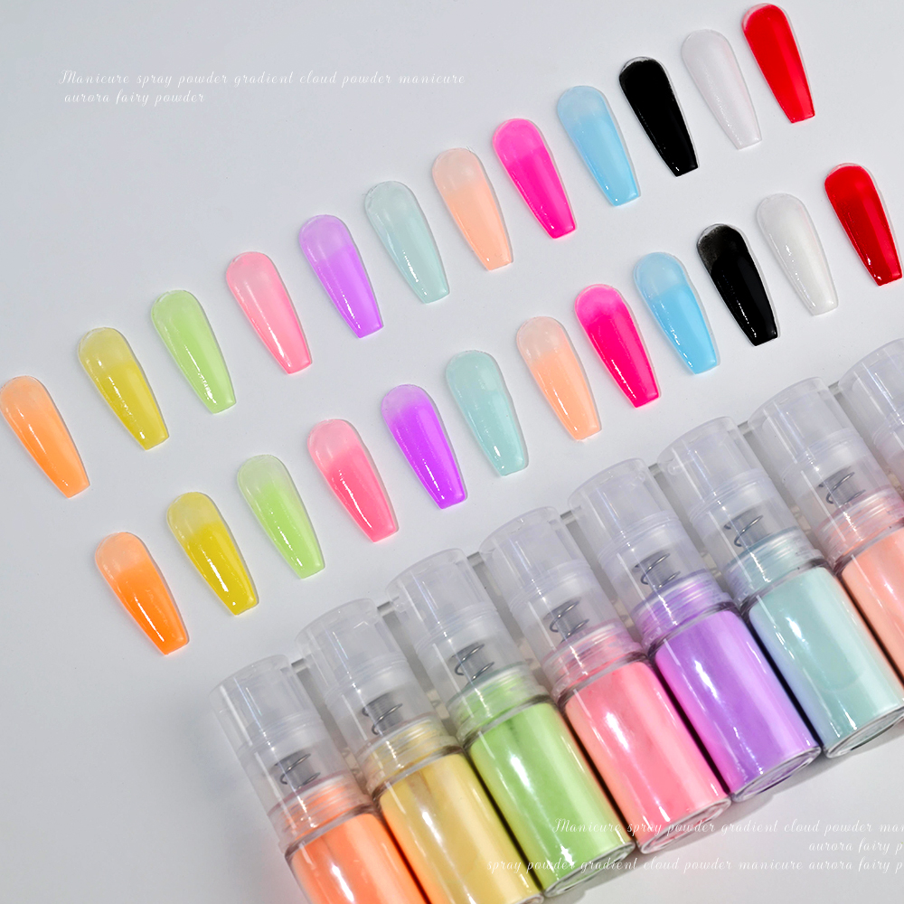 10g/bottle Nail Art Ombre Spra - Nail Art Ombre Glitter recension och pris
