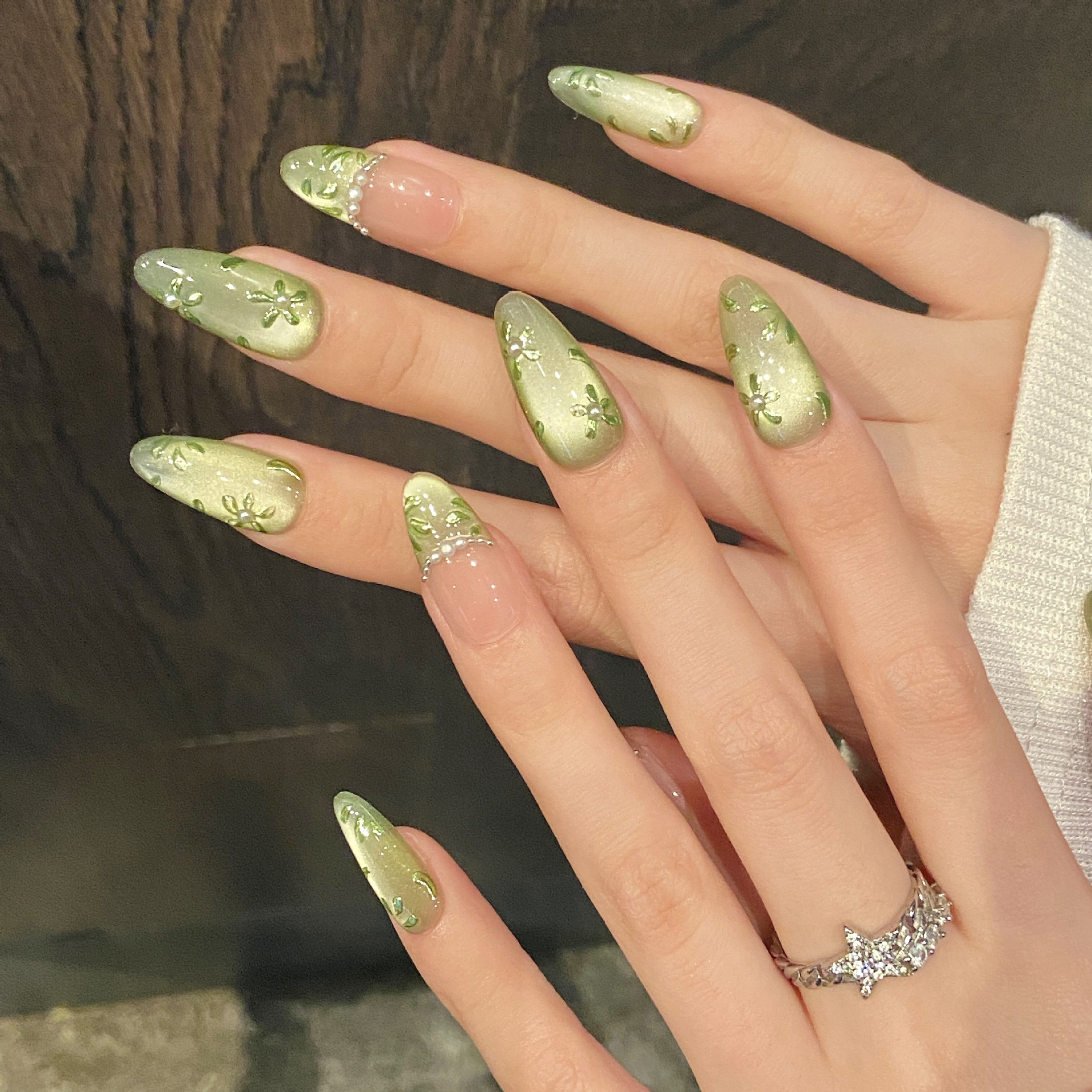 10pcs Handmade Press on Nails  - Nail Art Aesthetic recension och pris