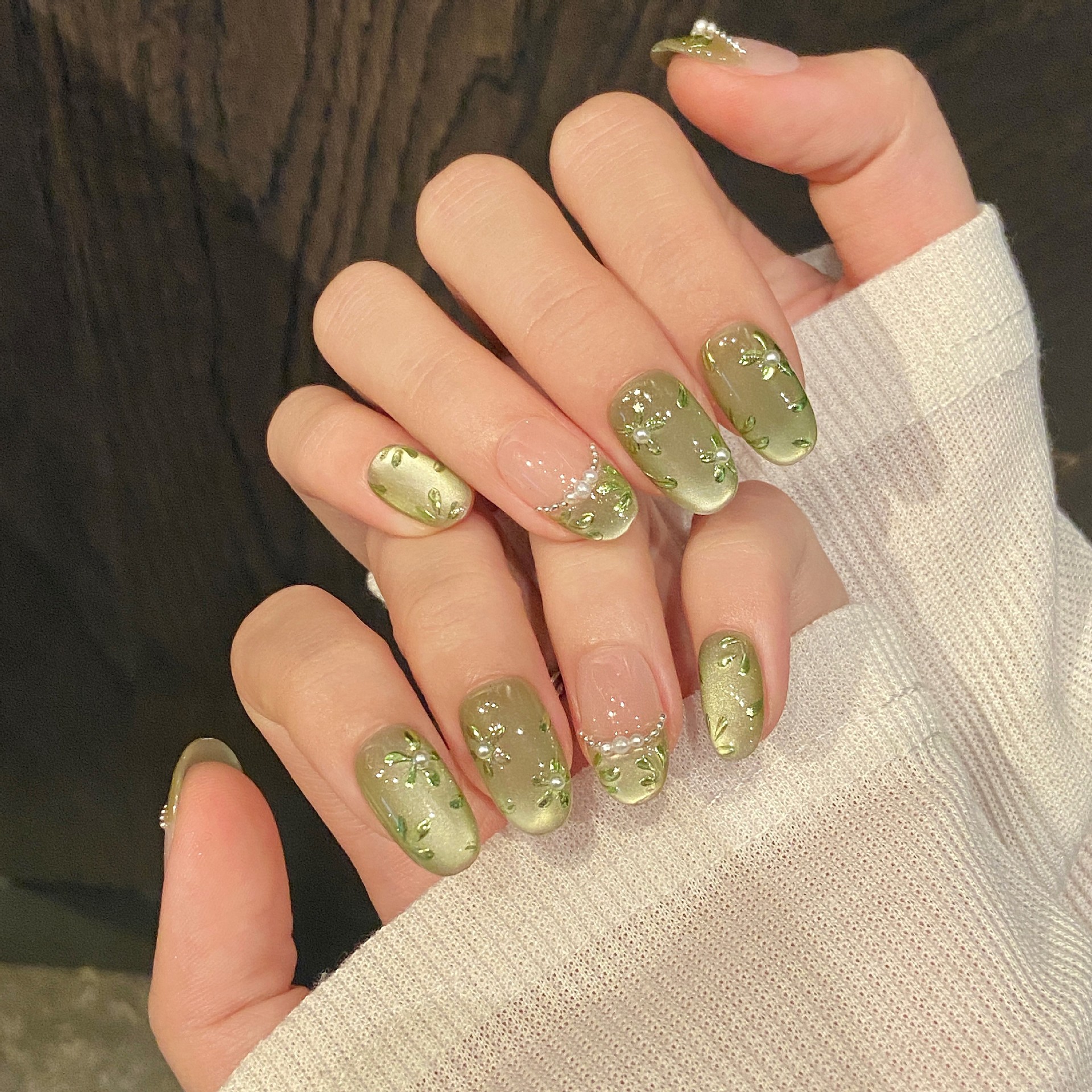 10pcs Handmade Press on Nails  - Nail Art Aesthetic recension och pris