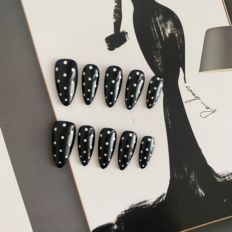 10Pcs Handmade Press on Nails  - Nail Art Xs recension och pris