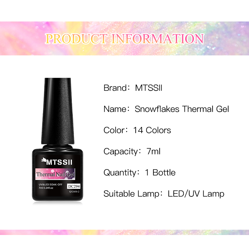 7ml Mtssii Snow Glitter Glitte - Nail Art Ombre Glitter recension och pris
