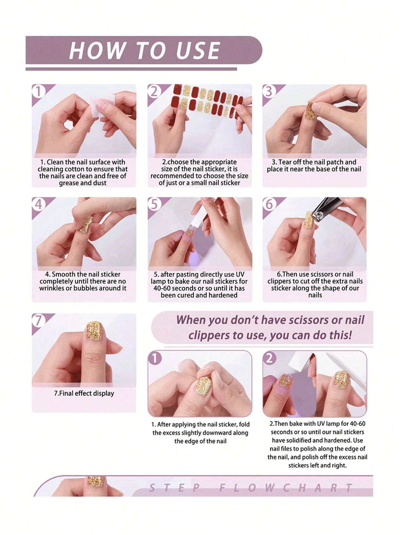 26pcs Semi-Cured Gel Nail Stic - Nail Art Full Color recension och pris