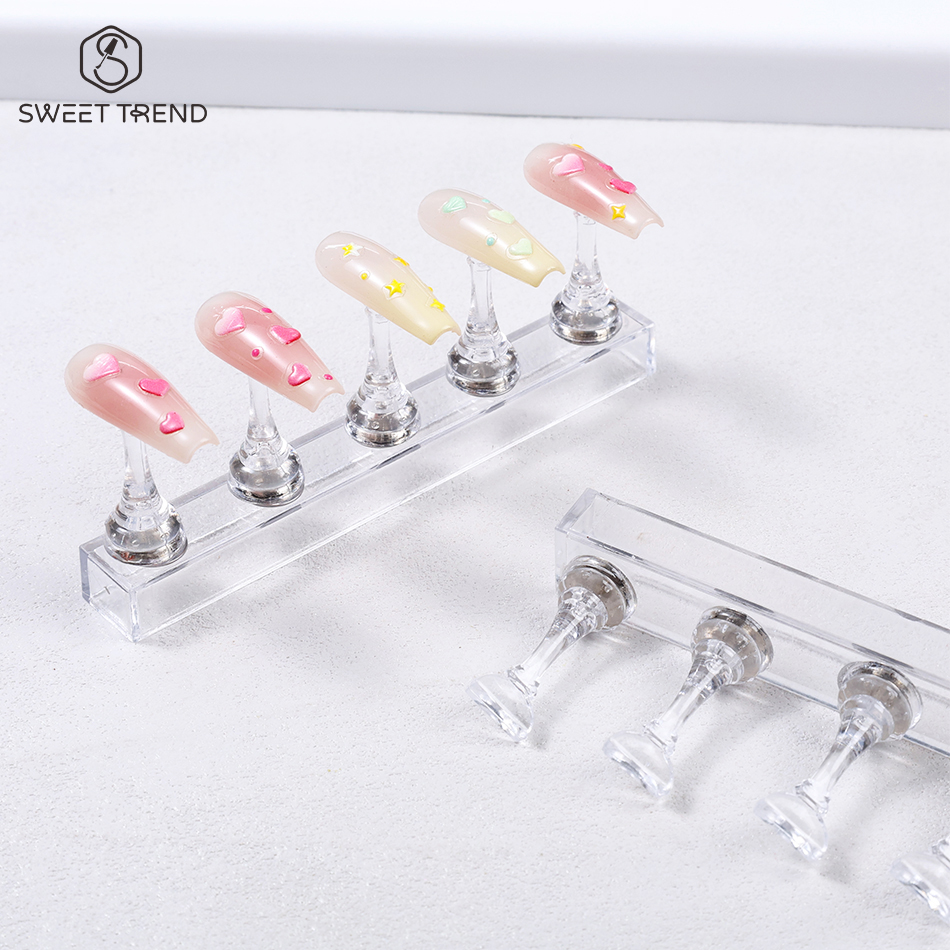 1 Set Chess Magnetic Fake Nail - Nail Art Full Color recension och pris