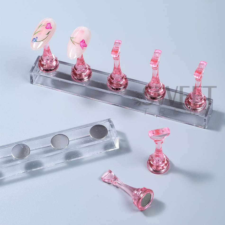 1 Set Chess Magnetic Fake Nail - Nail Art Full Color recension och pris