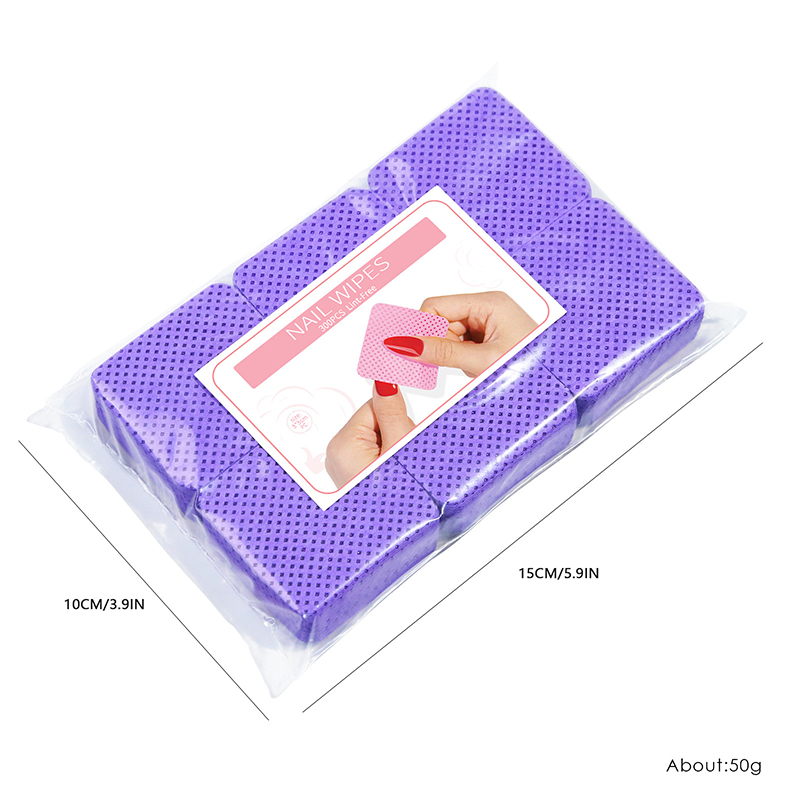 Lint Free Nail Wipes, 300 PCS  - Nail Art Ombre recension och pris