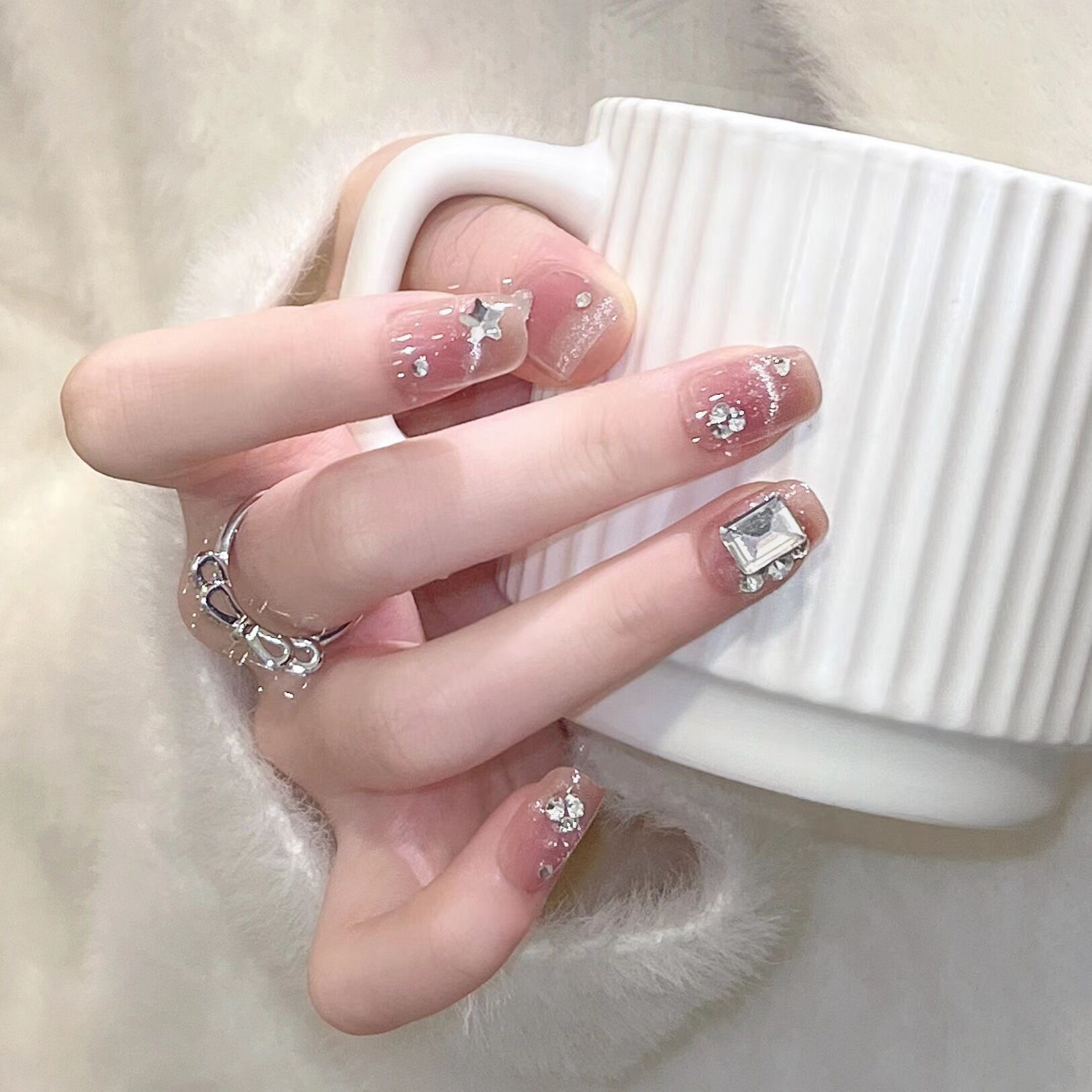 10Pcs Wearable Reuse Finished  - Nail Art Aesthetic recension och pris