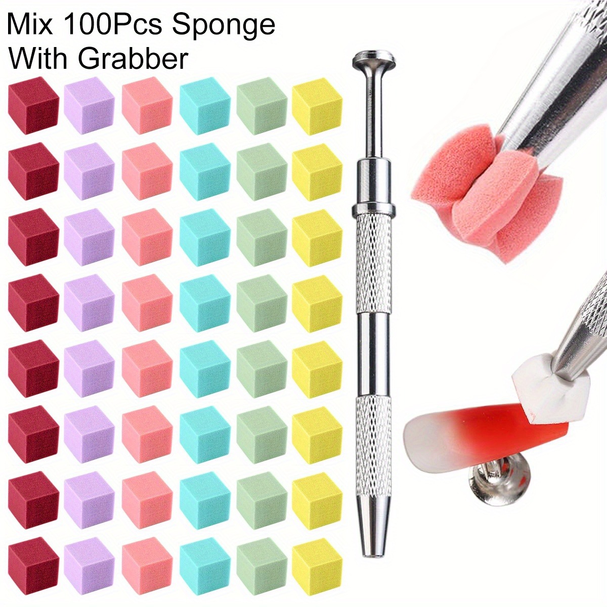 1/50/100Pcs Square Nail Art Sp - Nail Art Full Color recension och pris