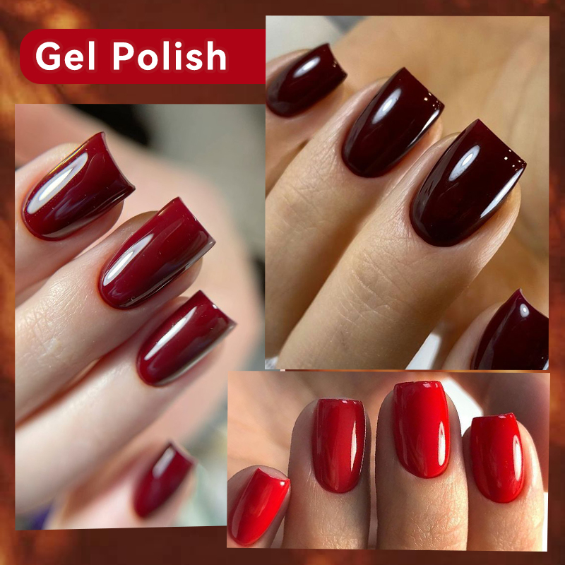 UR SUGAR 7ml Cherry Red Series - Nail Art Red Wine recension och pris