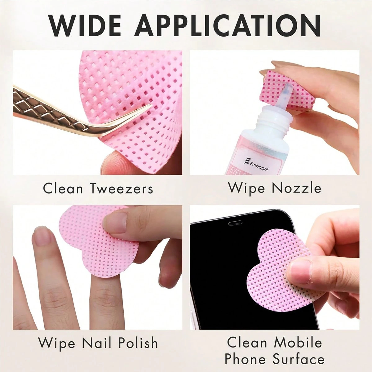 LINMANDA 200 Pieces of Lint-Fr - Nail Art Ombre recension och pris