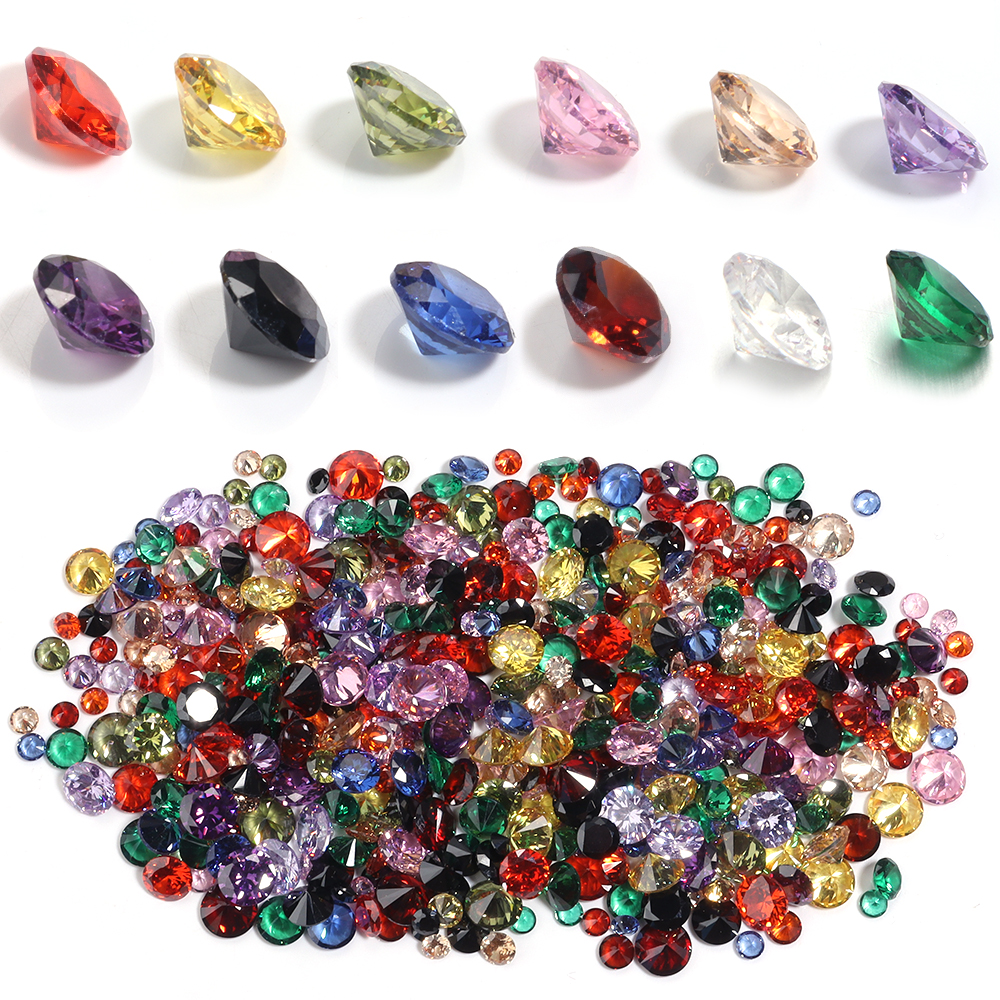 4/5/6/8mm Round Rhinestones Di - Nail Art Glitter recension och pris