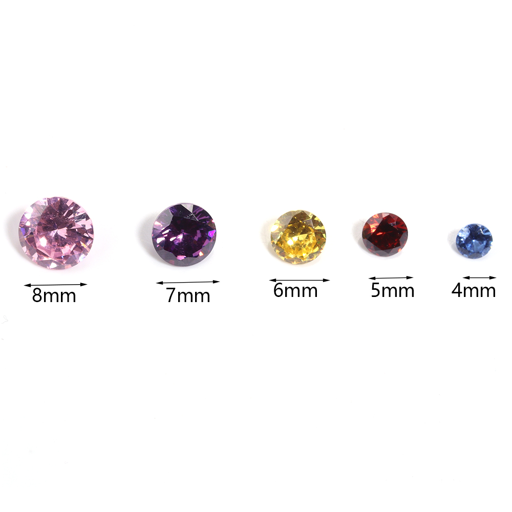 4/5/6/8mm Round Rhinestones Di - Nail Art Glitter recension och pris