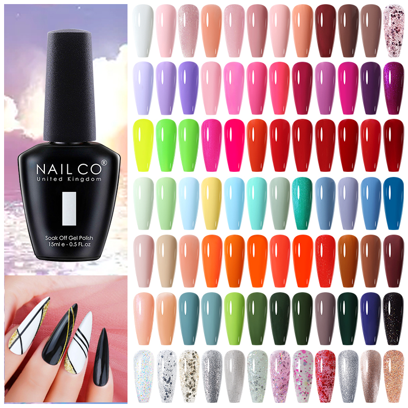 NAILCO 8Pcs/Set 15ML Gel DIY N - Nail Art Full Color recension och pris