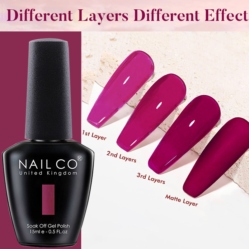 NAILCO 8Pcs/Set 15ML Gel DIY N - Nail Art Full Color recension och pris