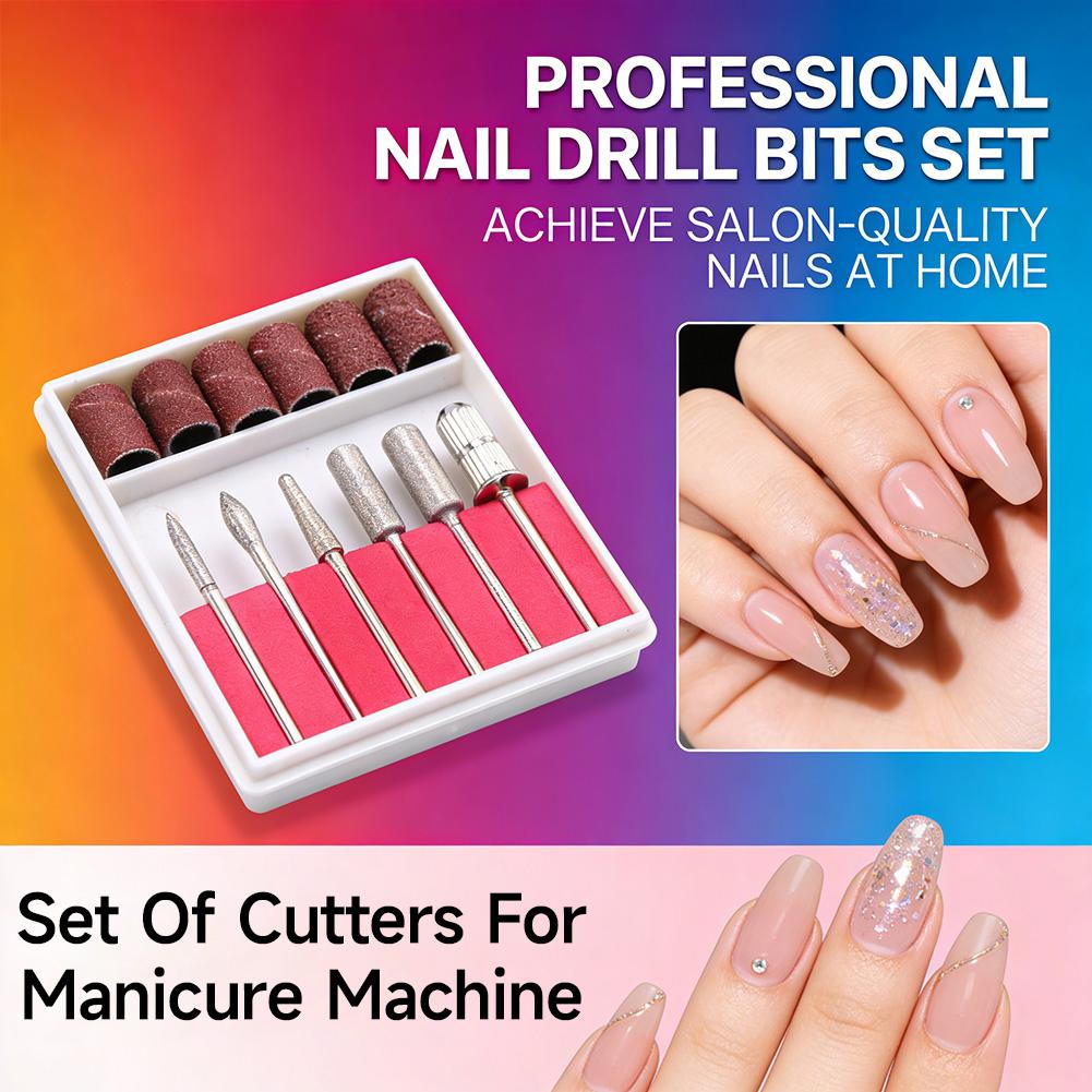 6PCS Nail Art Drill Bits and S - Nail Art Full Color recension och pris