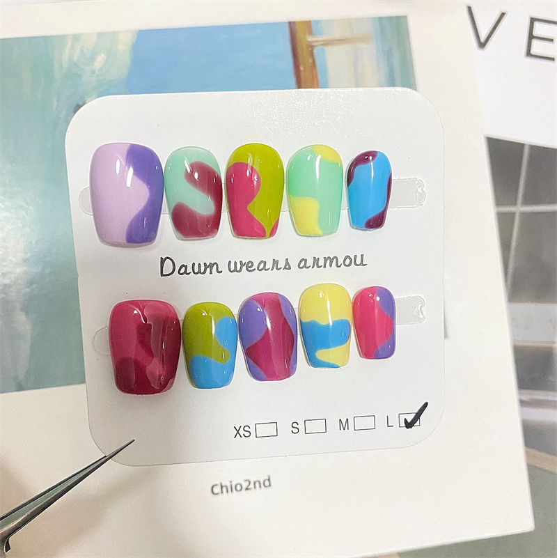 Handmade Short Press On Nails  - Nail Art Xs recension och pris