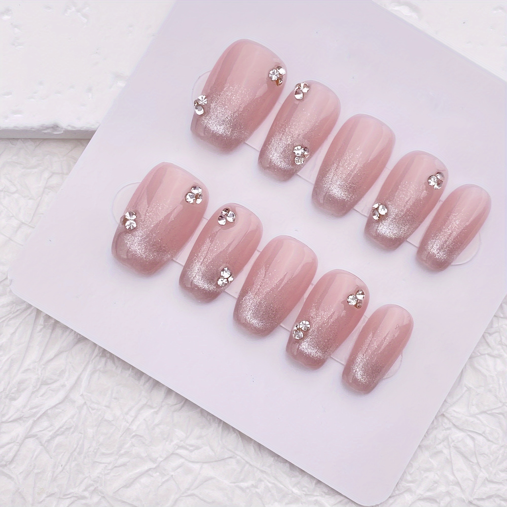 10pcs Handmade Press On Nails, - Nail Art Glitter recension och pris