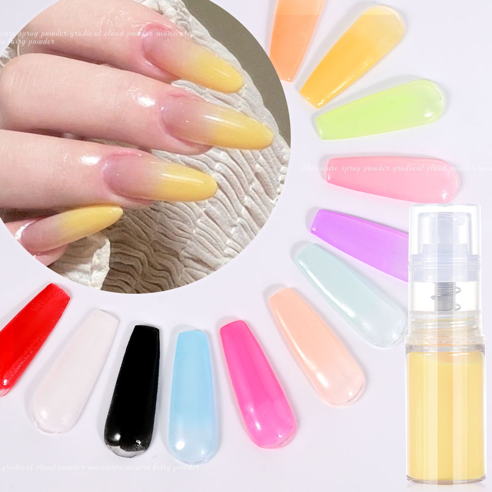 12styles Nail Art Spray Powder - Nail Art Ombre Glitter recension och pris