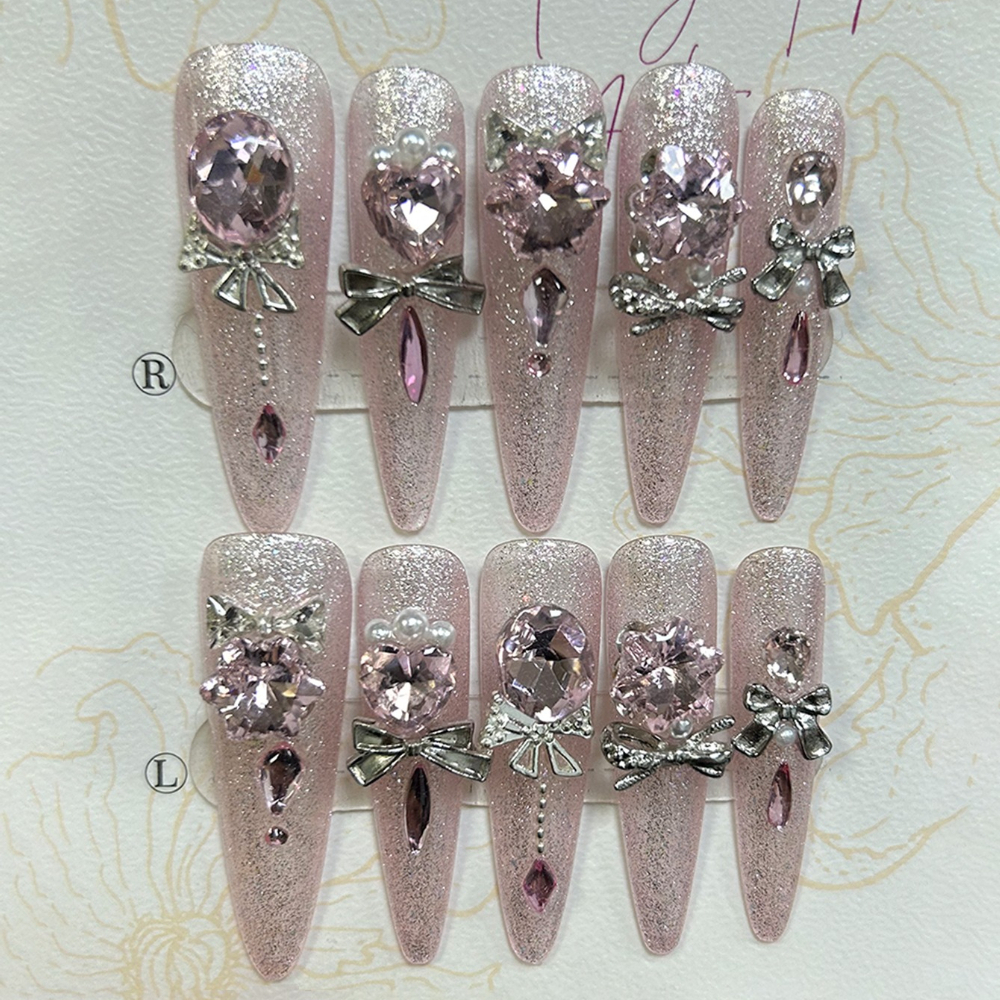 Luxury Pink Cat Eye Glitter St - Nail Art Glitter recension och pris