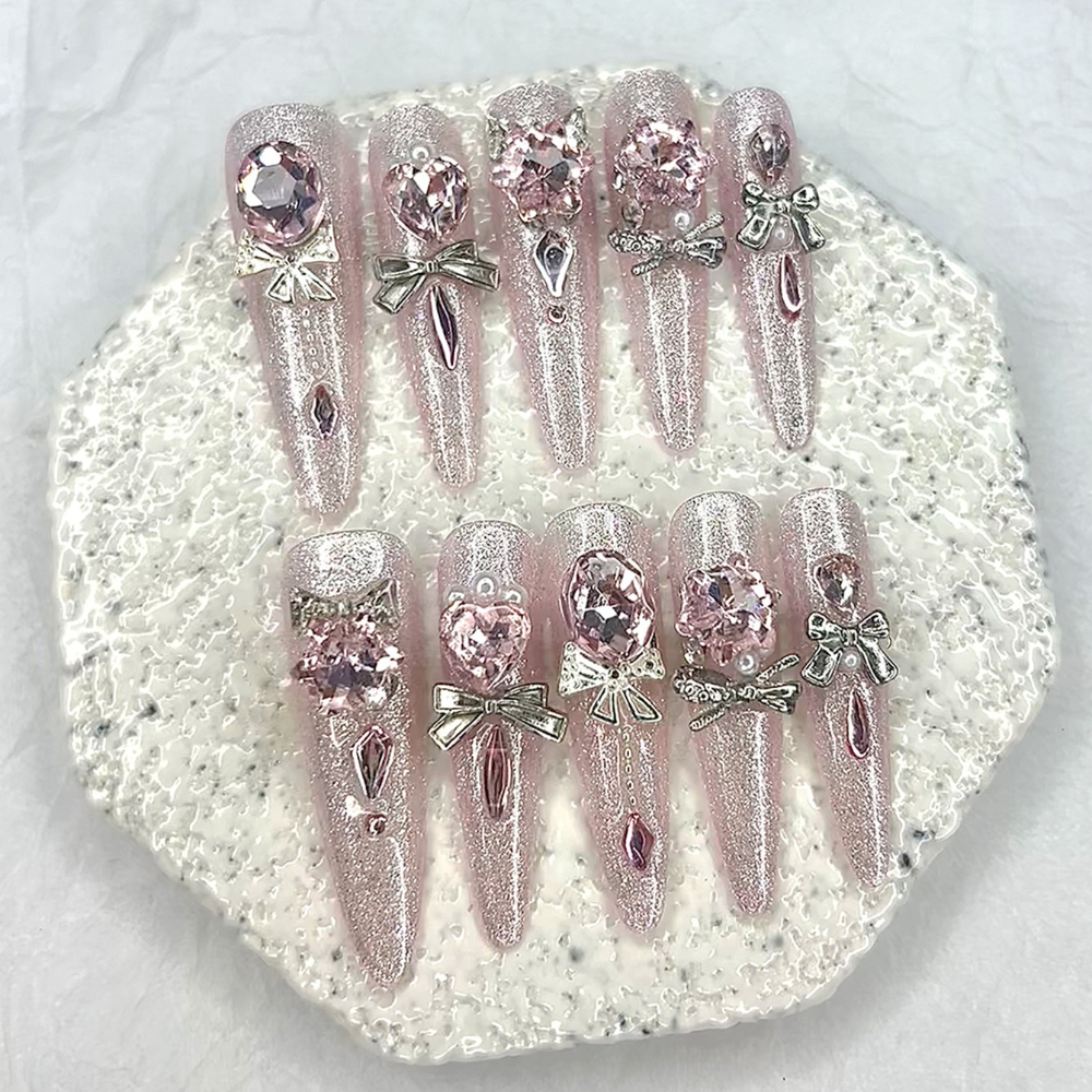 Luxury Pink Cat Eye Glitter St - Nail Art Glitter recension och pris