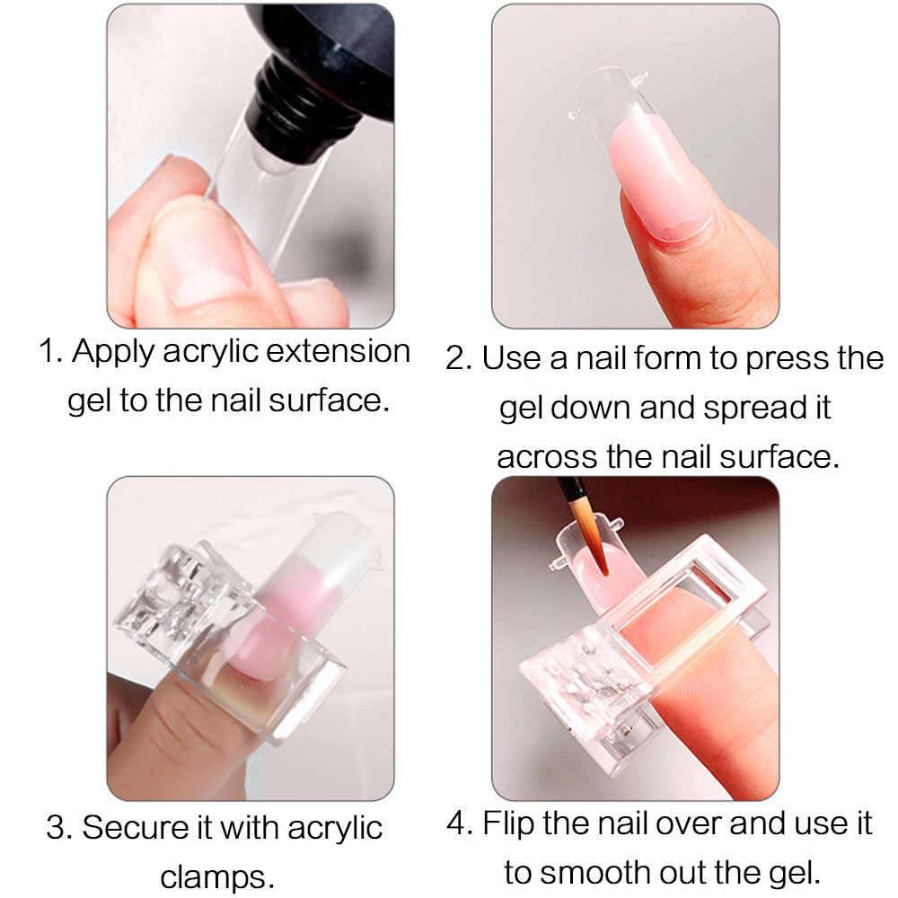 5 Pcs Flexible Soft Poly Gel N - Nail Art Ombre recension och pris