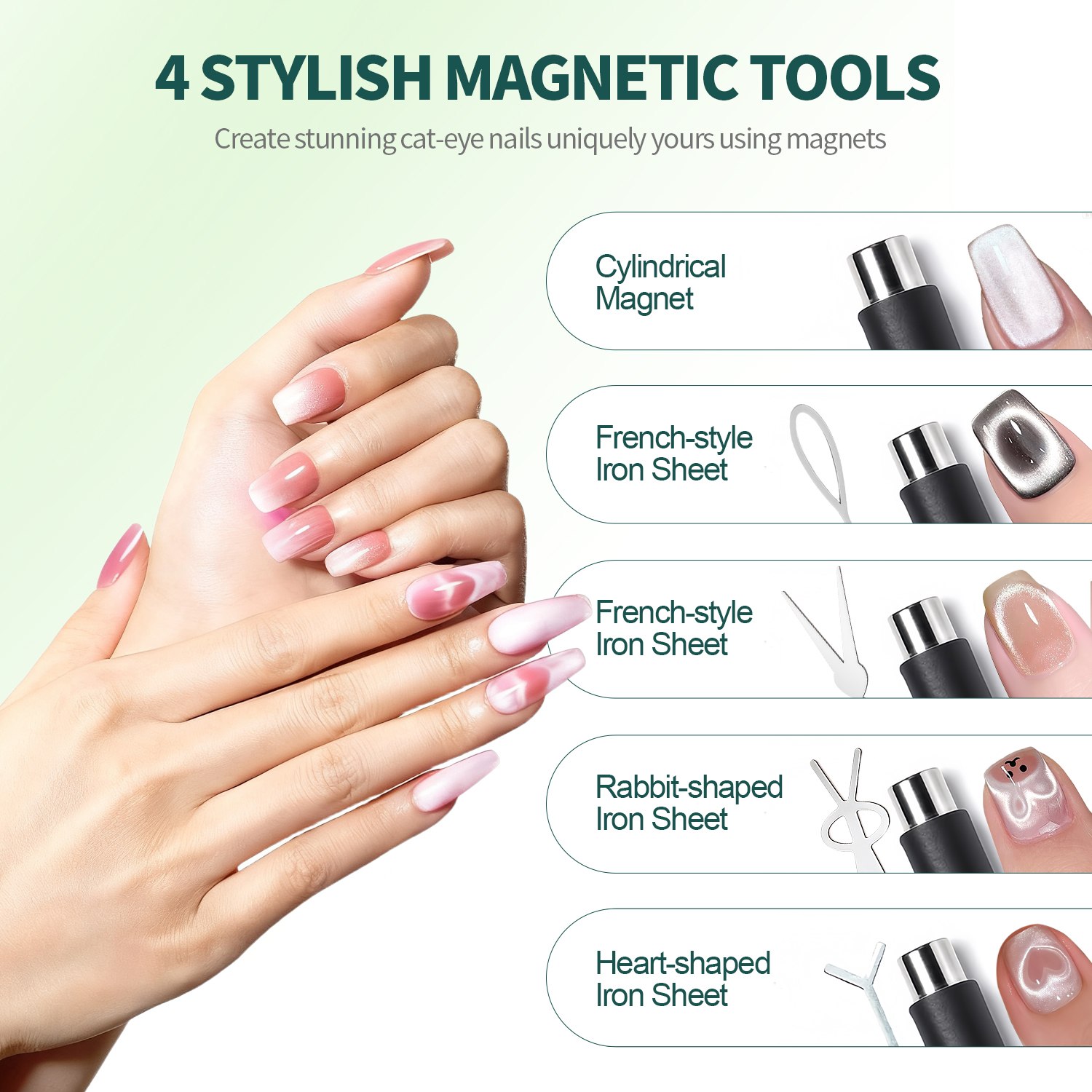 Nailpop Cat Eye Magnet Kit Sil - Nail Art Full Color recension och pris