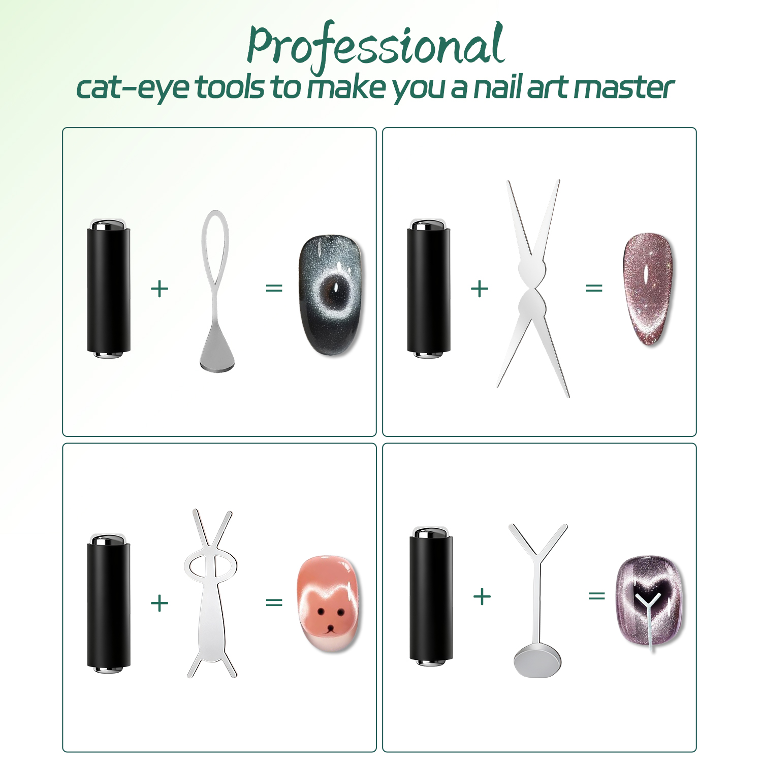 Nailpop Cat Eye Magnet Kit Sil - Nail Art Full Color recension och pris
