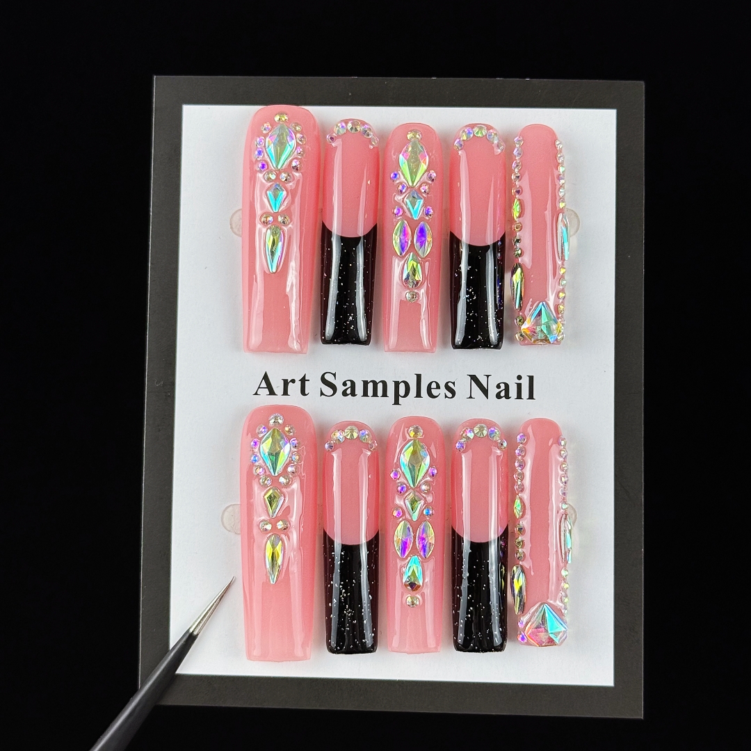 10pcs high-end Sweet girl styl - Nail Art Aesthetic recension och pris