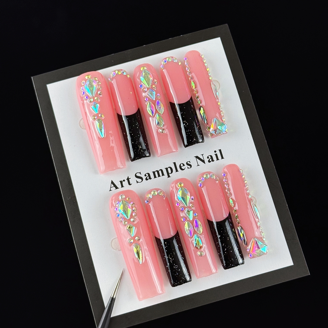 10pcs high-end Sweet girl styl - Nail Art Aesthetic recension och pris