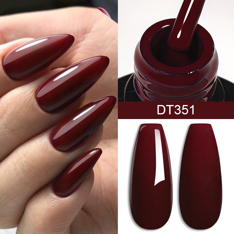 MEET ACROSS 7ml Wine Red Gel N - Nail Art Red Wine recension och pris