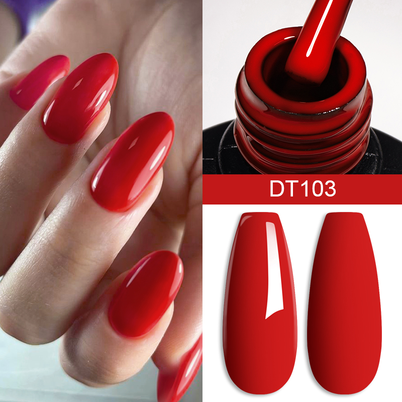 MEET ACROSS 7ml Wine Red Gel N - Nail Art Red Wine recension och pris