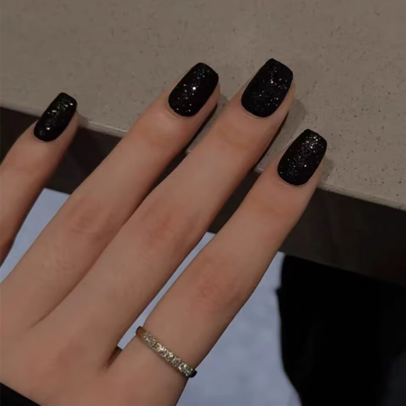 10PCS Handmade Short Square Pr - Nail Art Xs recension och pris
