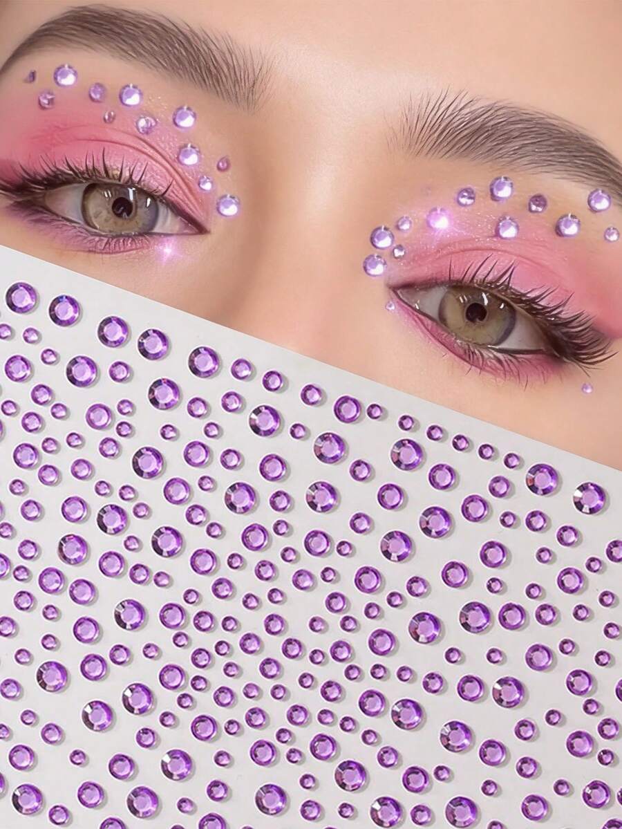 1pc Dreamy Purple Sparkling Di - Nail Art Glitter recension och pris