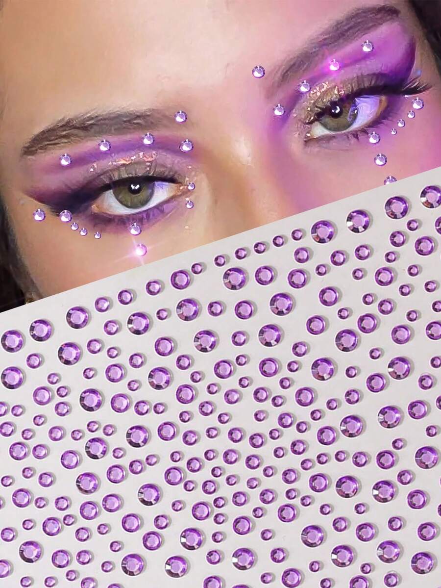 1pc Dreamy Purple Sparkling Di - Nail Art Glitter recension och pris