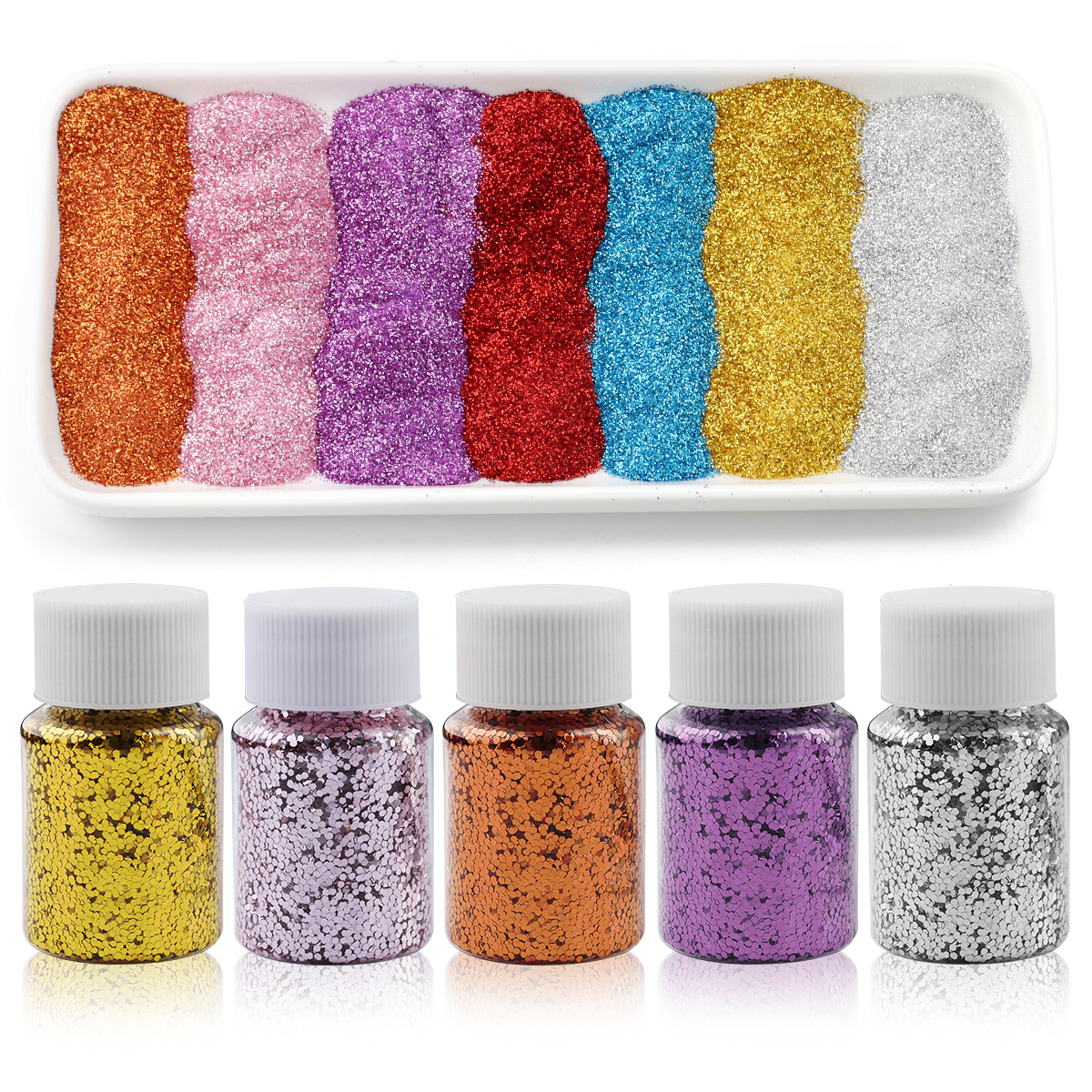 30g/Bottle Holographic Colorfu - Nail Art Glitter recension och pris