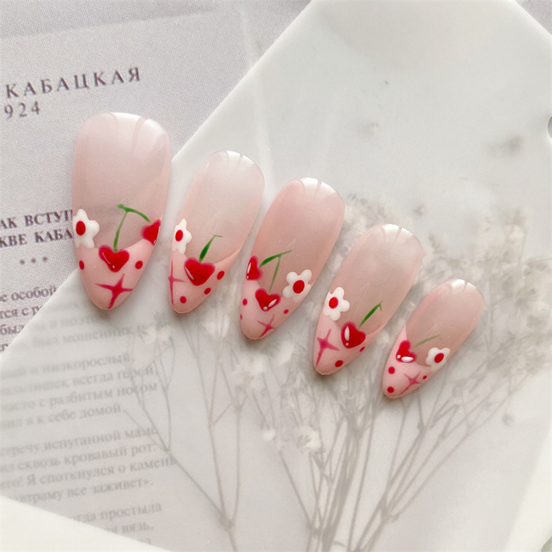10PC Handmade Press On Nails P - Nail Art Xs recension och pris