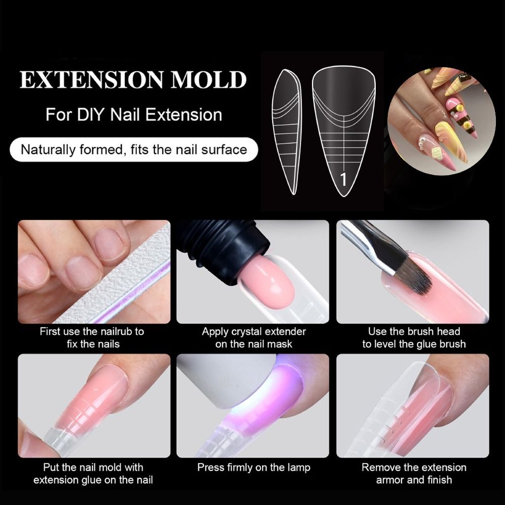 140PCS 14 Sizes French Nail Du - Nail Art Ombre recension och pris