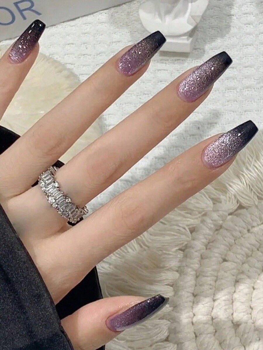24pcs Women Nail Art Set, Gala - Nail Art Ombre Glitter recension och pris